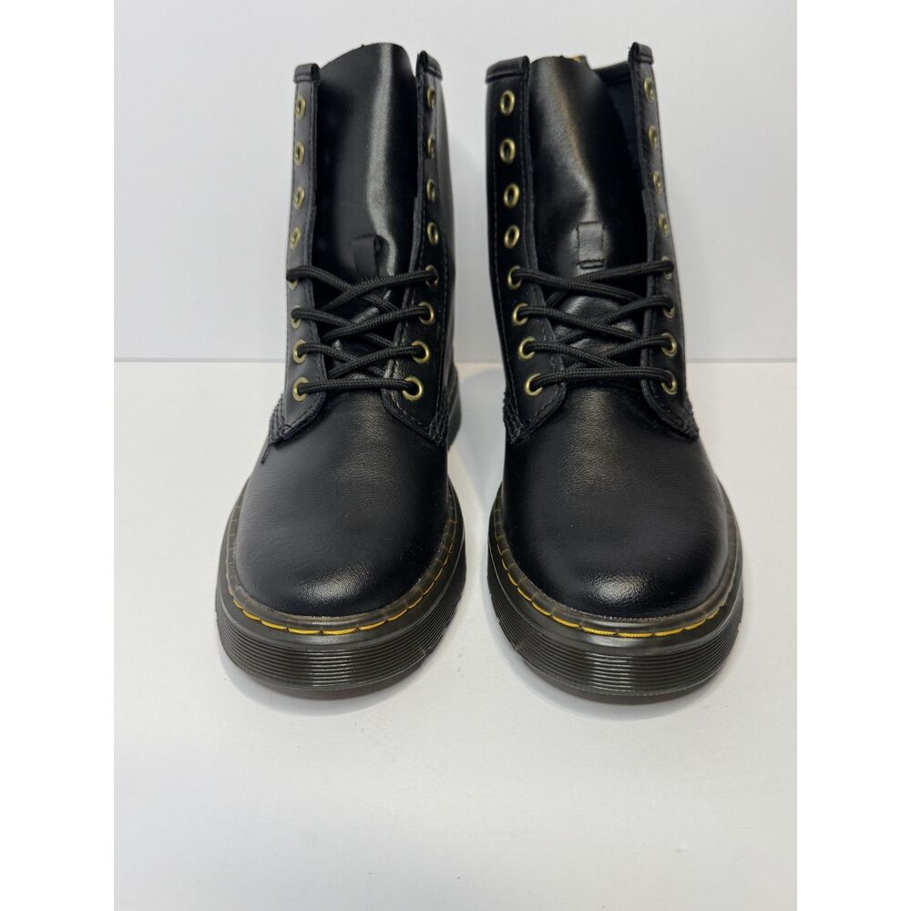 NWOT Doc Martens Zavala Lace Up Combat Ankle Boot Unisex 8L 7M AW004 Goth Punk - Picture 3 of 11